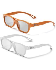 LG 3D Glasses (Pack of 2) AG-F200 (Orange and White)