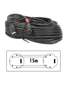 SVHS Male Plug to SVHS Female Socket Lead 15m