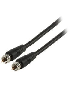 F-Connector Plug to F-Connector Plug Lead 1.5m Black
