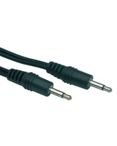 3.5mm Mono Jack Male Plug To 3.5mm Mono Jack Male Plug Lead 1.2m