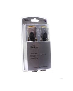 DVI-D Male Plug To DVI-D Male Plug Lead 1.5m Goldplated
