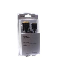 DVI-D Male Plug To HD MDR 20 Pin Male Plug Lead 1.5m, GOld Plated