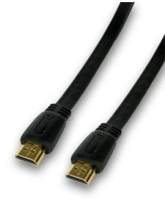 HDMI Male Plug To HDMI Male Plug 19P Flat Lead 1.5m (Gold Plated)