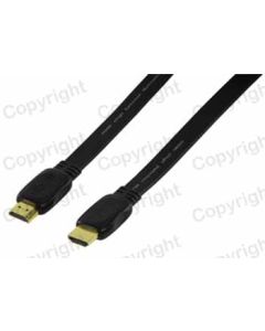 HDMI Male Plug to HDMI Male Plug Flat Lead 0.75M, Version1.4 High Speed with Ethernet
