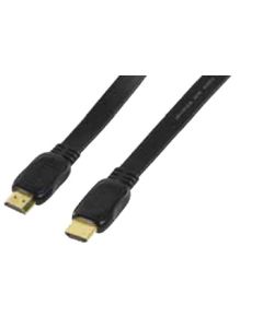 HDMI Male Plug to HDMI Male Plug Flat Lead 1.5M, Version 1.4 High Speed with Ethernet