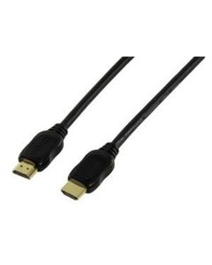 HDMI Male Plug to HDMI Male Plug Round Lead 1.5M, Version 1.4 High Speed with Ethernet