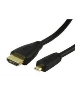 HDMI Male Plug TO HDMI Micro Plug Version 1.4, High Speed 2M with Ethernet