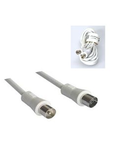Coax Male Plug to Coax Female Plug Lead 2.5m