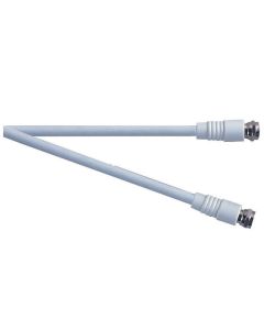Coax F Type Plug to F Type Plug 75 Ohm Cable 3M
