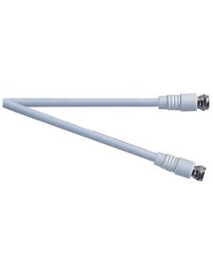 Coax F Type Plug to F Type Plug 75 Ohm Cable 5M