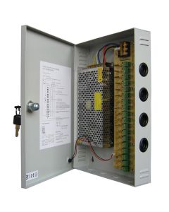 Power Supply 18Ch 12V 10A P.T.C Fuse