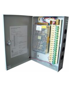 Power Supply 18Ch 12V 24A P.T.C Fuse