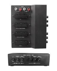 3 Way Scart Switch Box
