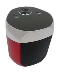 Wireless Bluetooth Red Speaker With Mic, 10M Operating Distance and 3W Output Power