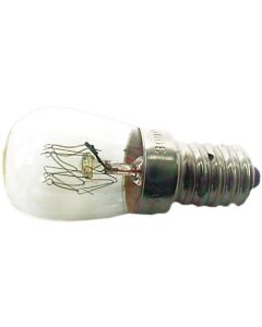 Microwave Oven Lamp 15W 220/240v E14 SES Pygmy Clear Small