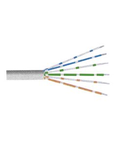 Cable Telephone 3 Pair 6 Colour 1/0.5mm, 5.0mm O.D.